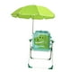 thumbnail image 4 of Silla de camping portátil para niños con sombrilla y toldo para playa verde, 4 of 9