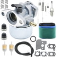 thumbnail image 1 of 499617 Carburetor, Replacement for John Deere JA60 JA62 JA65 JS40 JS45 JS60 JS61 JS63 JS63C JS63E 21 Inch Walk-behind Lawn Mower, Replaces 790120, 1 of 6