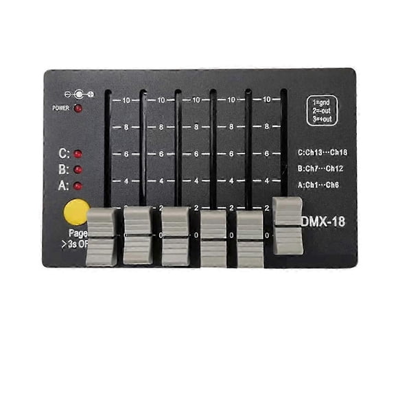 Mini Dmx Controller Equipment DMX512 Console with Battery DJ Show Pub Club KTV Bar Party Lights EU