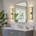 thumbnail image 5 of Kaisite Gold Wall Sconce Bathroom Vanity Light with Dimmable LED Crystal Bubble Wall Light for Bathroom & Living Room & Bedroom & Hallway, 5 of 12