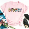 thumbnail image 1 of Camiseta con estampado de dibujos animados de Mickey Mouse para mujer, blusa de ocio de verano de Disney, ropa de estilo Simple para niña, 1 of 1