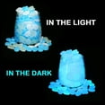 thumbnail image 6 of 200 PCS Glow in The Dark Rocks for Outdoor Garden, Blue Luminous Pebbles for Walkway, Pathway, Yard, Landscape Decor – DIY Decorative Stones, Weather Resistant, Night Light Stones, 6 of 7