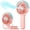 Pink, variant on SWEETFULL Portable Misting Fan - 180° Foldable Handheld Personal Fan with Mist Spray, 3 Speeds, 30ml Water Tank, USB Rechargeable for Travel, Outdoors, Makeup, Camping, Home, and Office Use