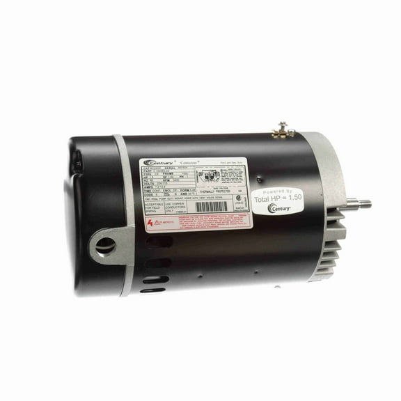 The Pool Supply Shop 1.5 HP C Face Threaded Shaft Horizontal Pool Pump Motor, 1 SF