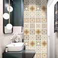 thumbnail image 4 of 1 Piece Bathroom Tile Stickers Adhesive Tile Sticker Kitchen Tile Sheet Waterproof Mosaic Tile Wallpaper Moroccan Style Stair Stickers, 4 of 5