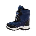 thumbnail image 2 of Rugged Bear Little Kids Boys Synthetic Double Hook & Loop Snow Boots, 2 of 7