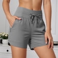 thumbnail image 3 of Kureaily Women's High Waist Bikini Shorts With Lined Pockets Loose Casual Athletic Summer Shorts For Outdoor Activities And Daily Wear, 3 of 5