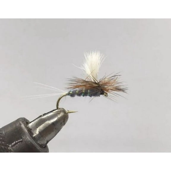 One Dozen (12) - Compara Wulff - Grey - Dry Fly