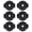 Black, variant on SDFGTstore Pack of 6 Silicone Cymbal Nuts Quick Releasing Drum Accessories Cymbal Fastener Nuts for Percussion Instrument Part