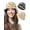 Black+Beige, variant on Spencer Crochet Bucket Hat for Women Knit Handmade Foldable Floppy Beach Hat Fashion Fisherman Hat Cute Flower Pattern Cap, Black