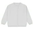 thumbnail image 2 of XXYYZZ Boy Girl School Uniform Cardigan Sweater Baby Basic Button Knit Tops, 2 of 7