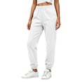 thumbnail image 6 of Wide Leg Sweatpants Women Comeland Fashionable Casual Sports Pants Versatile Sweatpant Loose Pants Women's Pants White L, 6 of 9