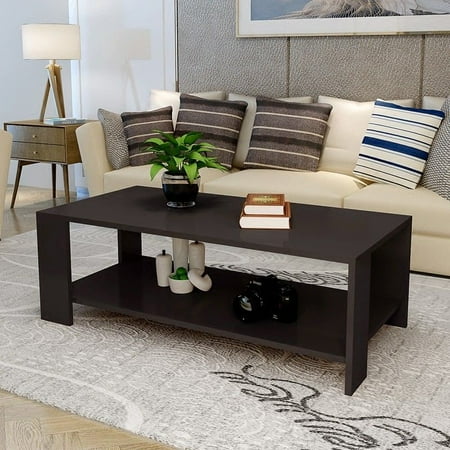 table tea wood coffee rectangle ktaxon sofa end living furniture