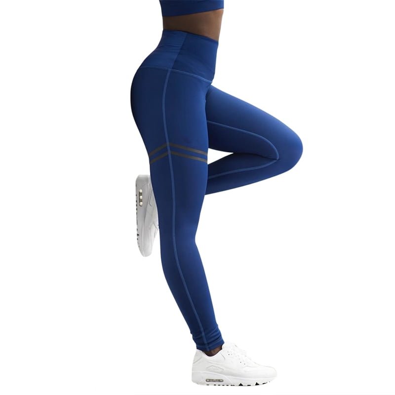 JINSEYUAN Womens high Waist Slimming Yoga Pants Compression Tights Leggings Training Running Pants 
