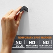 3M CLAW 65 lb. Drywall Picture Hanger with Spot Marker, Gray, Heavyweight Hanging Solution for Room Decor and Office Decor, Including Mirrors or Large Art, 5 Wall Hangers, 3 Spot Markers
