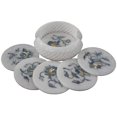 thumbnail image 2 of Luxury Handmade Marble Coaster Set with Inlay Art – Perfect New Home Gifts and Elegant Decorative Coasters, 2 of 3