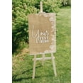 thumbnail image 5 of Darling Souvenir MADE WITH LOVE PersonalizedWelcomeBannerBurlap,Custom Text Poster Party CollectionWelcomeSignGreat For Wedding, Birthday, Engagement Party- 18x12, 5 of 5