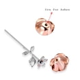 thumbnail image 6 of Rose Flower Keepsake Urn for Ashes Sympathy Gift Small Stainless Steel Urn Mini Cremation Urn Keepsake Rose for Sharing Human Ashes, 6 of 7