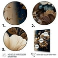 thumbnail image 3 of Designart Brown Daisy Bunch II Canvas Wall Art, 3 of 5