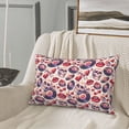 thumbnail image 5 of Lsque record rock Skull lips Pattern Pillow Case – Soft & Cozy Throw Pillow Cover, Hypoallergenic Cushion Case for Sleeping Women with Envelope Closure-16"x24", 5 of 6
