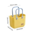 thumbnail image 2 of Grocery Bag Organizer Plastic Tote Storage Bag for Daily Use, Picnics and Household Organization, 2 of 6