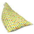 thumbnail image 2 of Pineapple Lounger Chair Bag, Fresh and Hawaiian Fruits in Shapes Organic Garden in Summer Season, High Capacity Storage with Handle Container, Lounger Size, Multicolor, by Ambesonne, 2 of 5