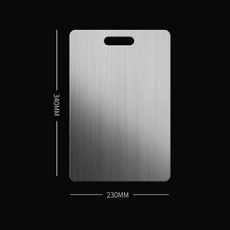 

Gerich Cutting Board Extra Large Stainless Steel Chopping Board for Home Kitchen 34*23cm Butcher Block for Chopping Meat and Vegetables-1 Pcs
