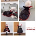 thumbnail image 4 of Halloween Dog Costume, Vampire Cosplay Halloween Dog Dress, Cat Dressing Up Cloak Pet Devil Costume Cape for Cats Small Medium Dogs (Neck Girth 10"-14",Ruby), 4 of 5