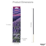 HOSLEY Specialty Aromatherapy Series Lavender Incense Stick, Purple, 240 Count