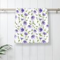 thumbnail image 5 of Pofeuu Purple Chicory Print Hand Towel 27.5" x 16" Soft Absorbent Towel for Bathroom SPA Gym Hotel, 5 of 6
