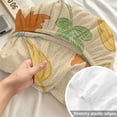 thumbnail image 4 of Twin Sze Fitted Sheet Set - Fall Maple Leaf 2 Piece Bedding Sets 16" Deep Pocket Fitted Sheet with 1 Pillowcase, Watercolor Botanical Autumn Thanksgiving Brushed Microfiber Hotel Luxury Bed Sheets, 4 of 9