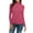 01#Hot Pink, variant on Women's Turtleneck Long Sleeve Shirts Tight Thermal Layering Basic Tops Slim Fit Mock Undershirt Tees Winter Fall Hot Pink M