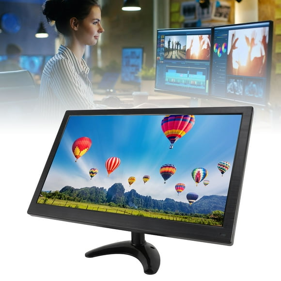 15.6 Inch External Screen Monitor, 1920x1080 Support HD Multimedia Interface VGA AV USB BNC, 10 Points Capacitive LED Monitor for Laptop PC PS5 Switch POS Systems RasPi