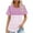 Pink, variant on Under 5 Dollar Items for Women Vacation Tops for Women 2025 Beach T Shirts White Blouse for Women Business Casual Tops Womens White Shirt Tie Dye Shirts for Women