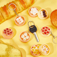 thumbnail image 5 of 10Pcs Mini Food Keychain Steamed Stuffed Bun Keychain Cute Delicious Food Keychain Key Ring for Phone and Bag Decoration, 5 of 5