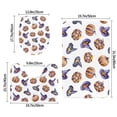 thumbnail image 2 of Bathroom Rugs Sets 3 Piece - halloween pumpkins hat print Absorbent Non Slip Bath Mats, U-Shape Toilet Lid Cover, Contour Mat, Soft Washable Shower Mats Bath Rug Mat for Bathroom Tub Toilet, 2 of 7