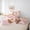 Pink Q, variant on Erosebridal Monogrammed L Twin Bedding Sets for Kid, Capybara Lover Bedding Comforter Set, Pink Reversible, 7pcs