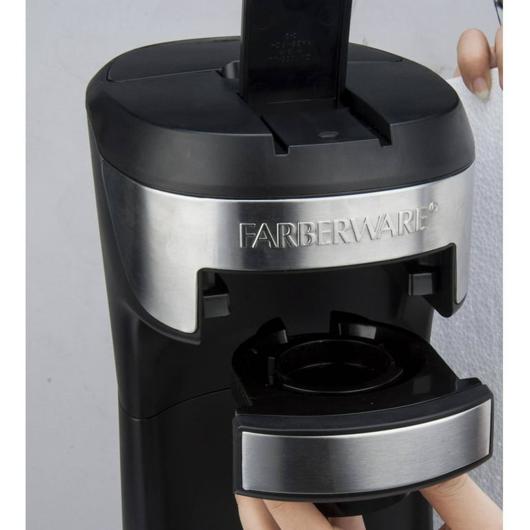 Buy FARBERWARE SINGLE SERVE K-Cup Brew COFFEE MAKER Stainless and Black  510762