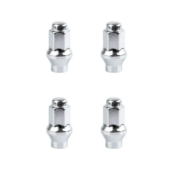 Extended Shaft Tapered Lug Nut (4 Pack) 10mm x 1.25mm Thread Pitch w/14mm Head Chrome for Yamaha BANSHEE 350 1987-2006