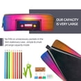 thumbnail image 5 of Honeii Neon Cassette Tape Pattern Pencil Case, Pencil Pouch, Pencil Case Small, Pencil Pouch Aesthetic, PVC Pencil Pouch, Pencil Bag, Makeup Pouch, 5 of 7