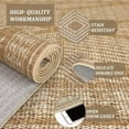 thumbnail image 3 of RONSHIN Area Rugs Washable Carpets 1150Gsm Velvet Pearl Velvet Washed Back Folding Simulation Printed Carpet-Modern Pattern-Times Huazhang Camel tone 9*12ft, 3 of 7