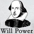 thumbnail image 3 of CafePress - William Shakespeare WILL POWER Light T Shirt - Men's Classic Graphic T-Shirt, 3 of 4