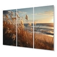 thumbnail image 2 of Designart "Sunkissed Sands Beach Grass I" Nautical & Beach Art Living Room Set, 2 of 5