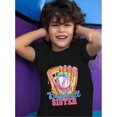 thumbnail image 3 of Baseball Sister Funny Baseball Ice Cream Drip Big Sister T-Shirt Summer Cute Kawaii Tops Crewneck Girls Boys Short Sleeve T Shirts Kids Child Children Teenage Shirts Unisex Clothes Tee 4-13 Years Kid, 3 of 8