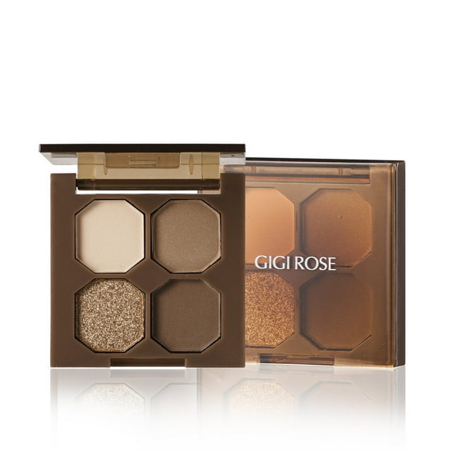 Palette de Fards à Paupières Maquillage des Yeux 4 Couleurs Palette de Fards à Paupières Colourpop Pailletés Imperméables Résistants à la Transpiration