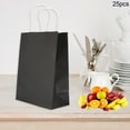 thumbnail image 3 of 25 PCS Kraft Paper Gift Bag With Handle for Wedding Candy Favor Bag Durable Large Capacity  Perfect for Parties Shopping Outgoing, 3 of 7