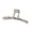 F B1, variant on Alloy Stripe Hair Claws Vintage Catch Barrette Hollow Out Ponytail Holder Strong Hold Jaw Clip