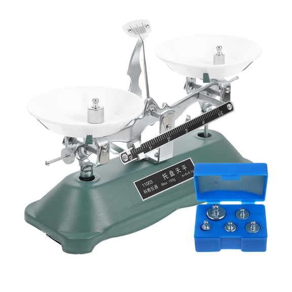 BESTYASH Physics Balance Table Set with Weights for Laboratory Experiments and Science Education
