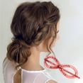 thumbnail image 3 of Unique Bargains 1 Pc Fashion 8-Shaped Hair Clips Hairdo Clip Red, 3 of 5