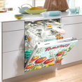 thumbnail image 2 of Yayeee Magnetic Dishwasher Cover for The Front Decoration Home Kitchen Machine Sticker Protector, Blue Tomatoes, 2 of 6